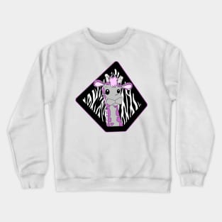 Stripped Giraffe Crewneck Sweatshirt